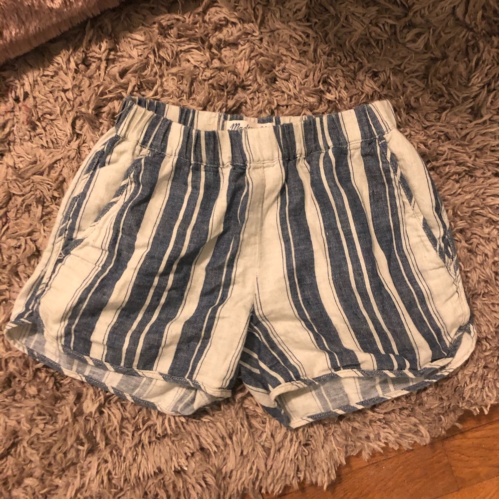Madewell Striped Shorts